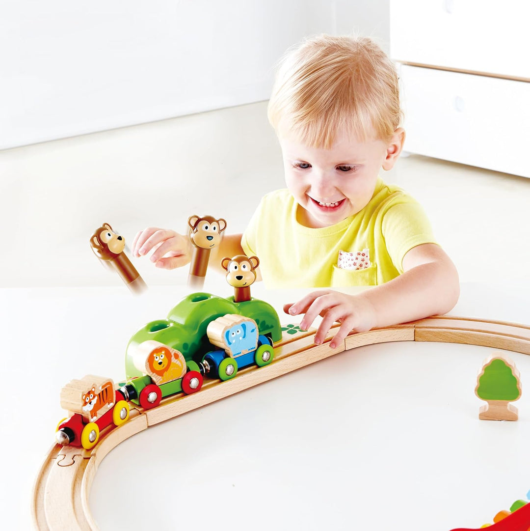Hape E3825 Kleines Tier-Eisenbahnset