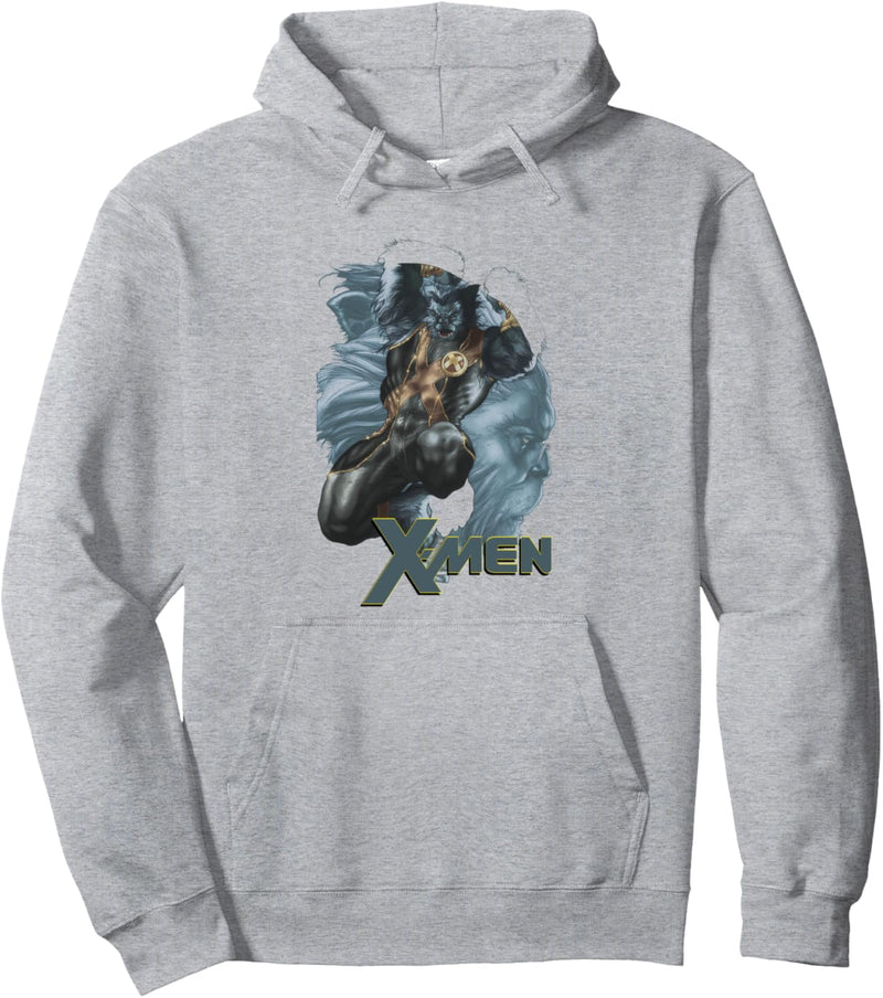 Marvel X-Men The Beast Double Exposed Mutant Pullover Hoodie