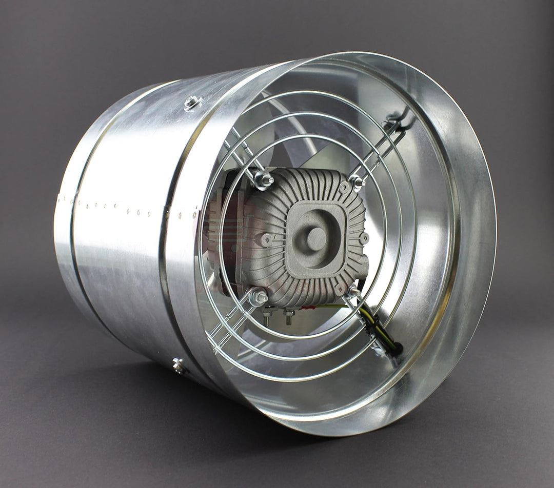 Rohrventilator Ø 325 mm Axial Rohrlüfter IP44 Lüfter 1220 m³/h 3 Stufen Hochdruck Niederdruck Ventil