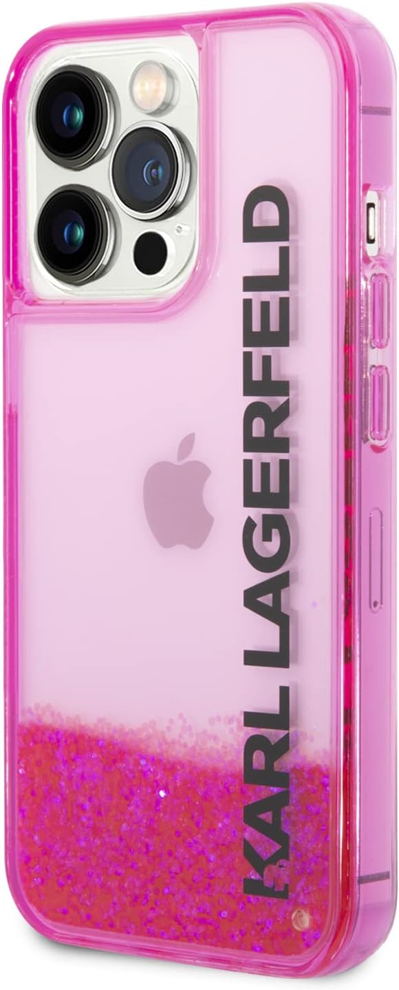 Karl Lagerfeld KLHCP14XLCKVF Hülle für iPhone 14 Pro Max 6,7" rosa/pink hardcase