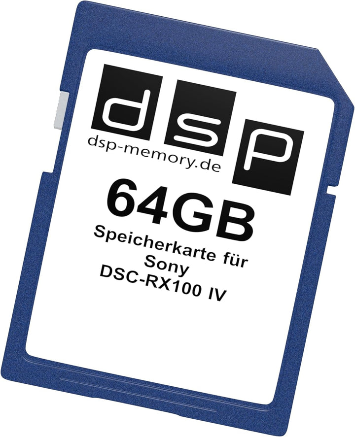 64GB Speicherkarte für Sony DSC-RX100 IV