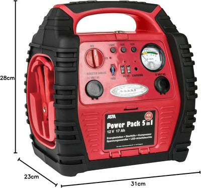 APA 16547NV Power Pack 5in1, Mobile Starthilfe, Spannungswandler,