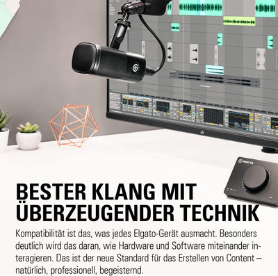 Elgato Wave DX – Dynamisches XLR-Mikro, nierenförmige Richtcharakteristik, unterdrückt Hintergrundge