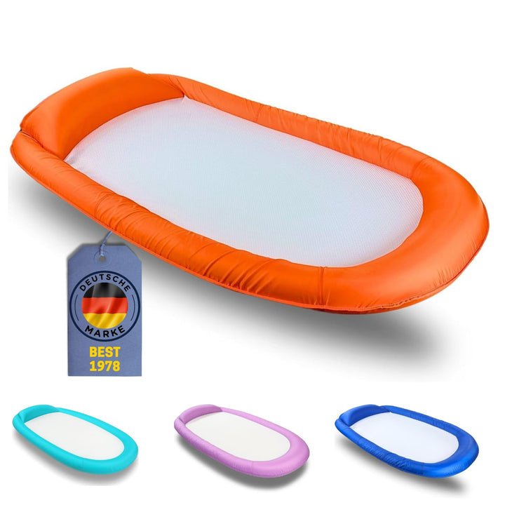 Best Sporting Aufblasbare Wasserhängematte Mesh Mat I Luftmatratze mit Netz | Pool Lounge Float I So
