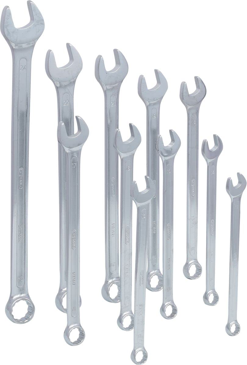 KS Tools 517.1505 CLASSIC Ringmaulschlüssel-Satz, XL 11-tlg. 12-24mm