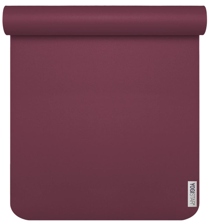 Yogimat® Sun Yogamatte - 6mm Bordeaux - Extrem Rutschfest für Yoga