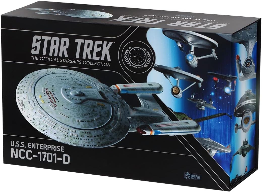 Star Trek NCC-1701-D Box Display XL Edition - Star Trek Official Starships Collection by Eaglemoss C