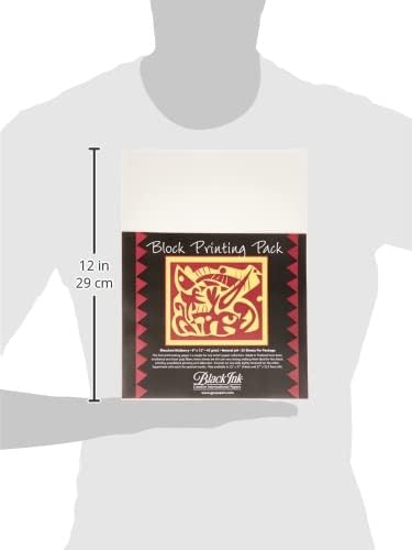 Produkte von Block Drucken Graphic, schwarz, weiss, 12 x 9 cm 25 kg