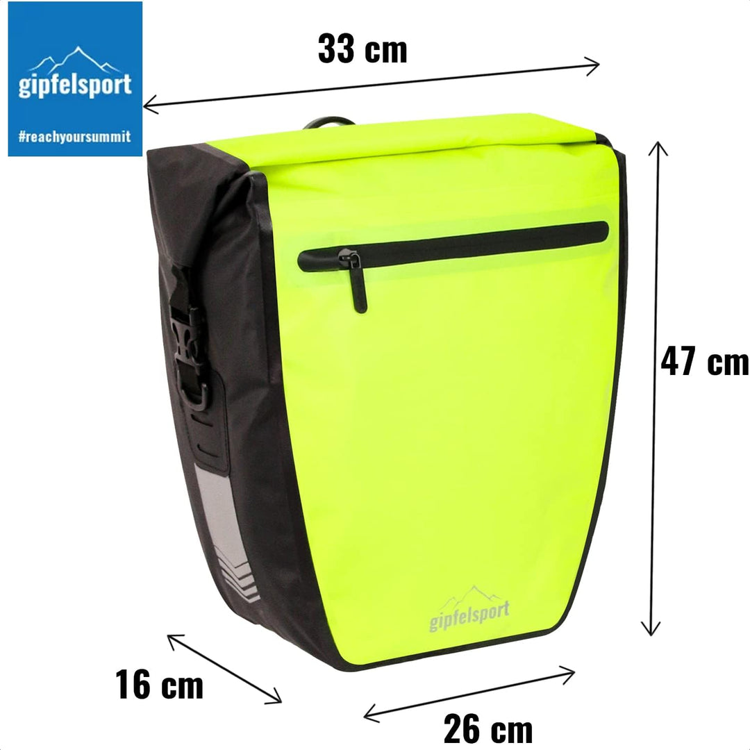 gipfelsport Fahrradtasche für Gepäckträger - Gepäckträgertasche I Fahrradtaschen, Satteltaschen mit