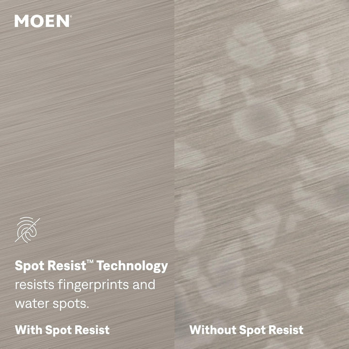 Moen Sleek 7864SRS Küchenspüle mit einem Griff, hoher Lichtbogen, ausziehbarer Wasserhahn mit Power-
