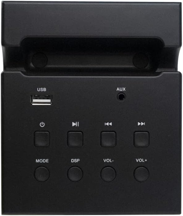 NGS Sky Charm - 50W Bluetooth Sound Tower mit Fernbedienung, Optischem Eingang, USB, FM Radio und AU