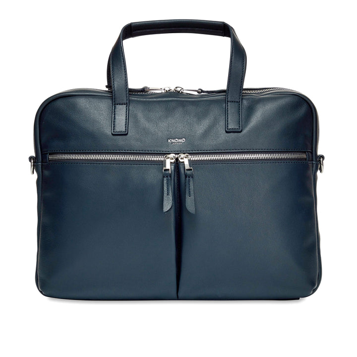 KNOMO Hanover Damen 14 Zoll Laptop Aktentasche, Computer Tasche, Brieftasche, Schwarz Dunkelblau, Le