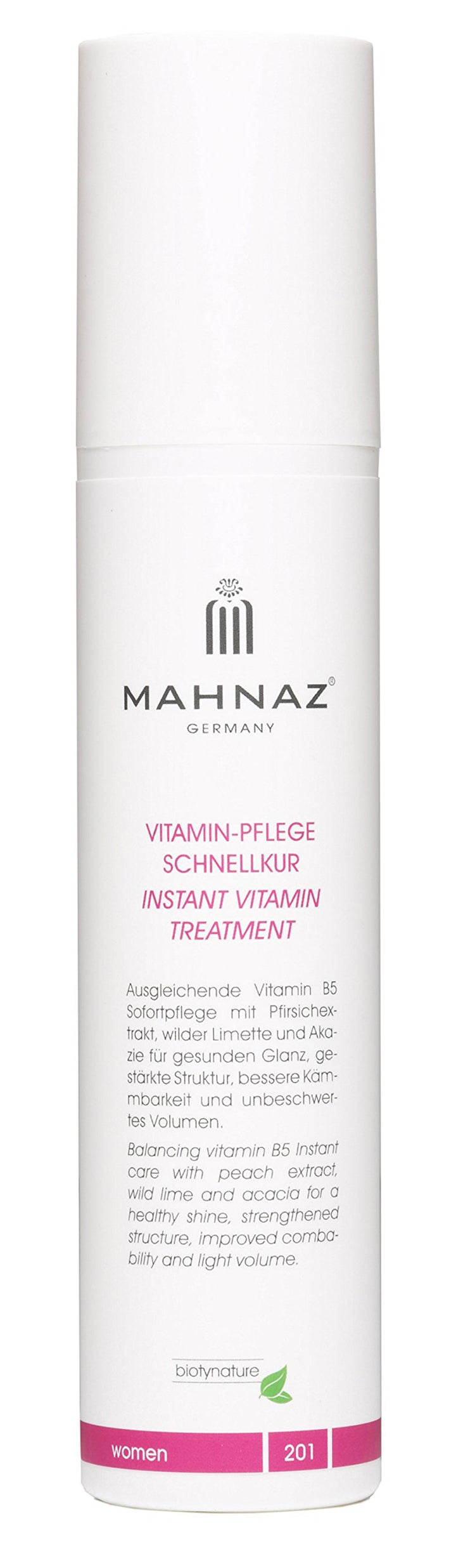 MAHNAZ® Vitamin Pflege-Schnellkur, Sprühkur für mehr Feuchtigkeit, Glanz, Kämmbarkeit, mit Aloe Vera