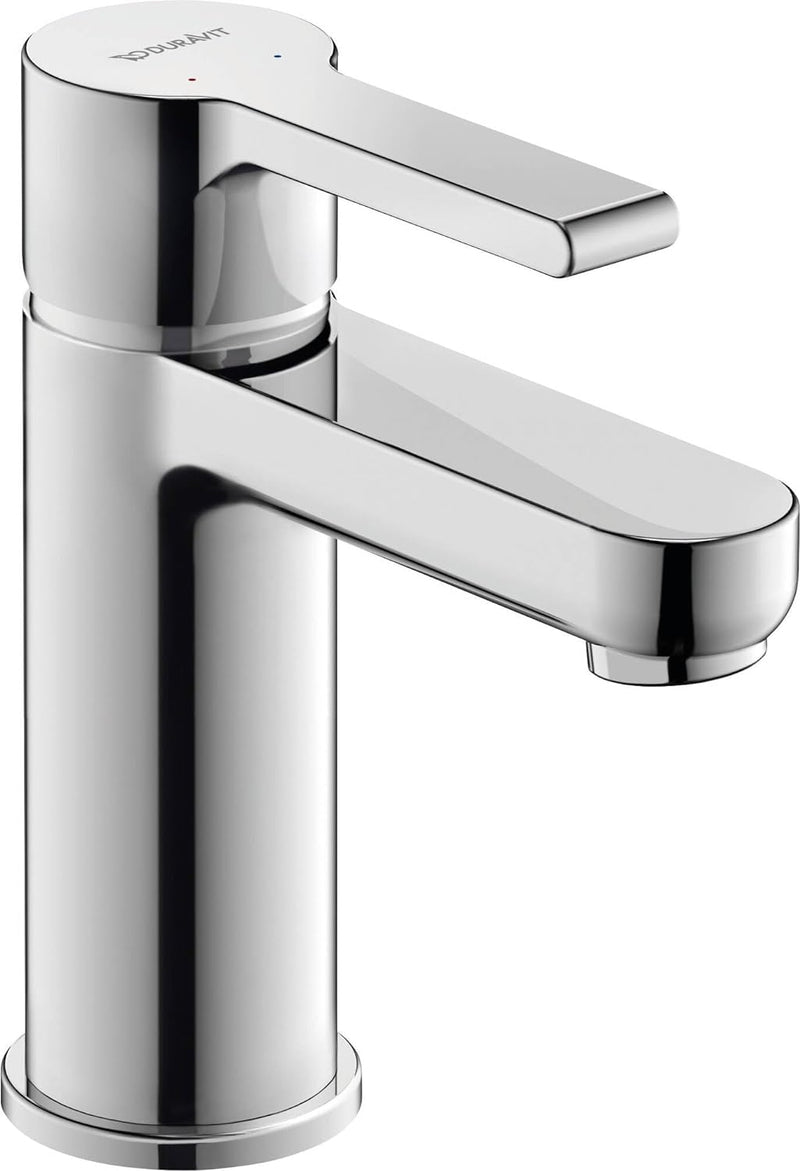 Duravit B21010 B.2 Einhebel-Waschtischmischer, Chrom ohne Zugstangen-Ablaufgarnitur