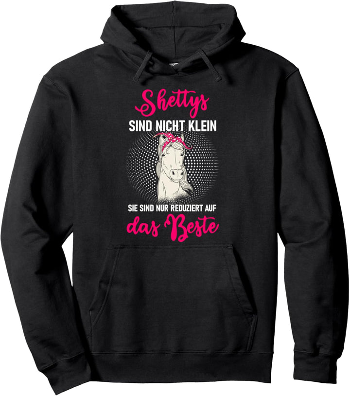 Shetty Pony Shetlandpony Reiten Mädchen Reiterin Shetland Pullover Hoodie