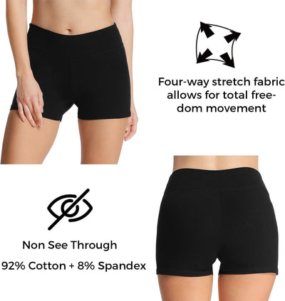 iloveSIA® Damen Shorts Kurze Sporthose Sportshorts Nahtlose Tanzshorts Fitness Yoga Hotpants aus Bau