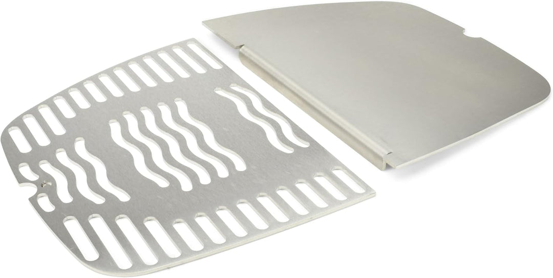 Grillrost.com Das Original Edelstahl Grillplatte | Plancha passend für Napoleon Travel Q - ersetzt d