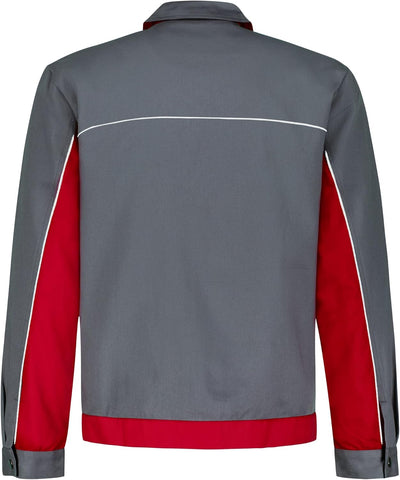 BWOLF ARES 100% Baumwolle Arbeitsjacke Männer Arbeitsjacke Herren Arbeitsjacke Bundjacke 3XL Grau, 3