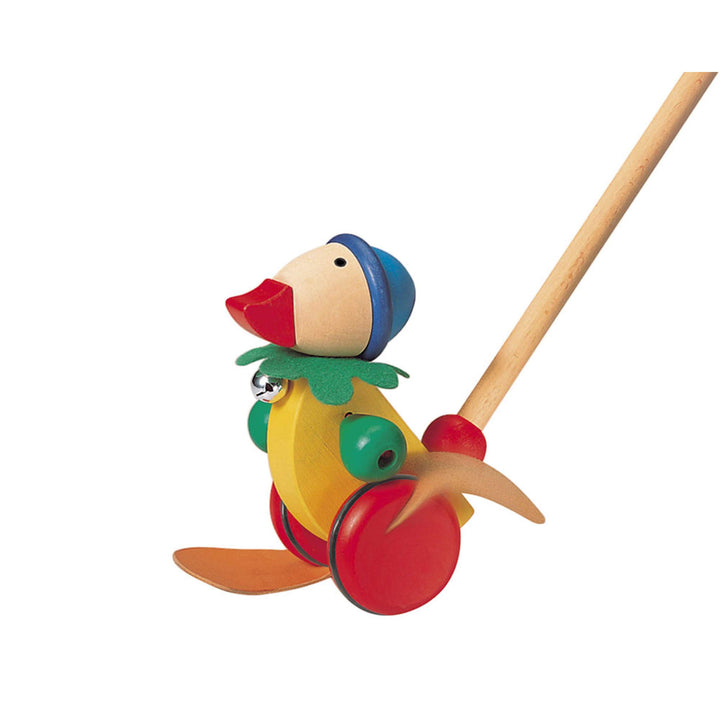 Selecta 62032 Pedella, Schiebefigur, Schiebe-und Nachziehspielzeug aus Holz, 14 cm
