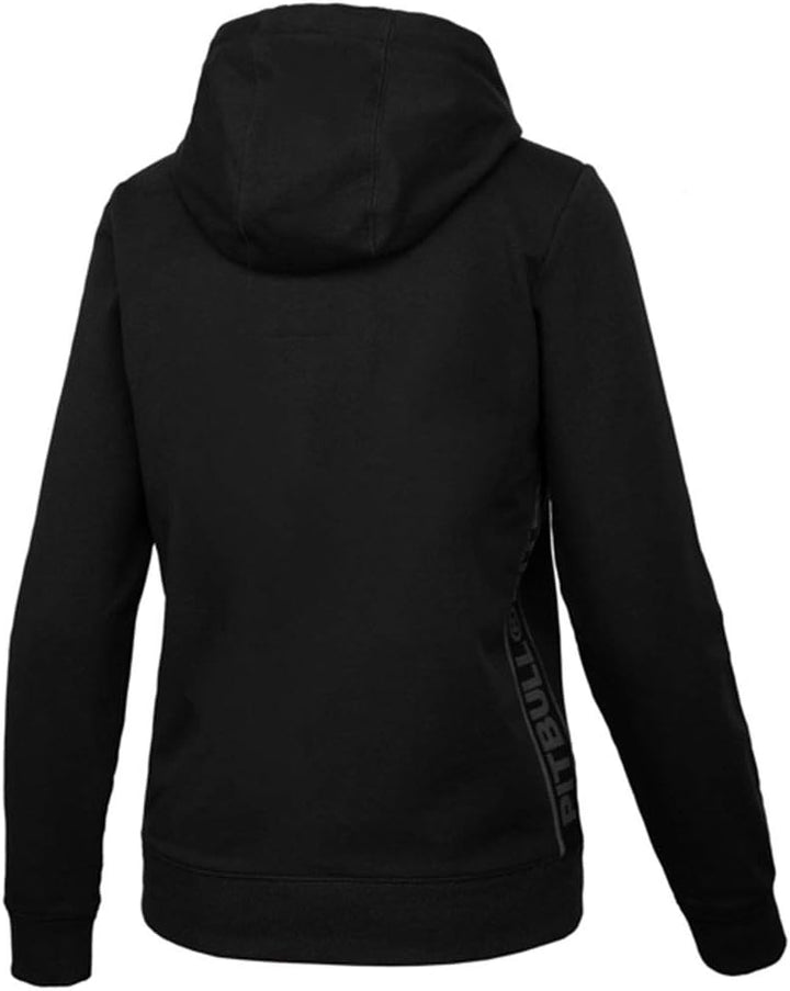 Pit Bull West Coast - Women Hooded 'Small Logo' FRENCH TERRY Black - Black - XS
