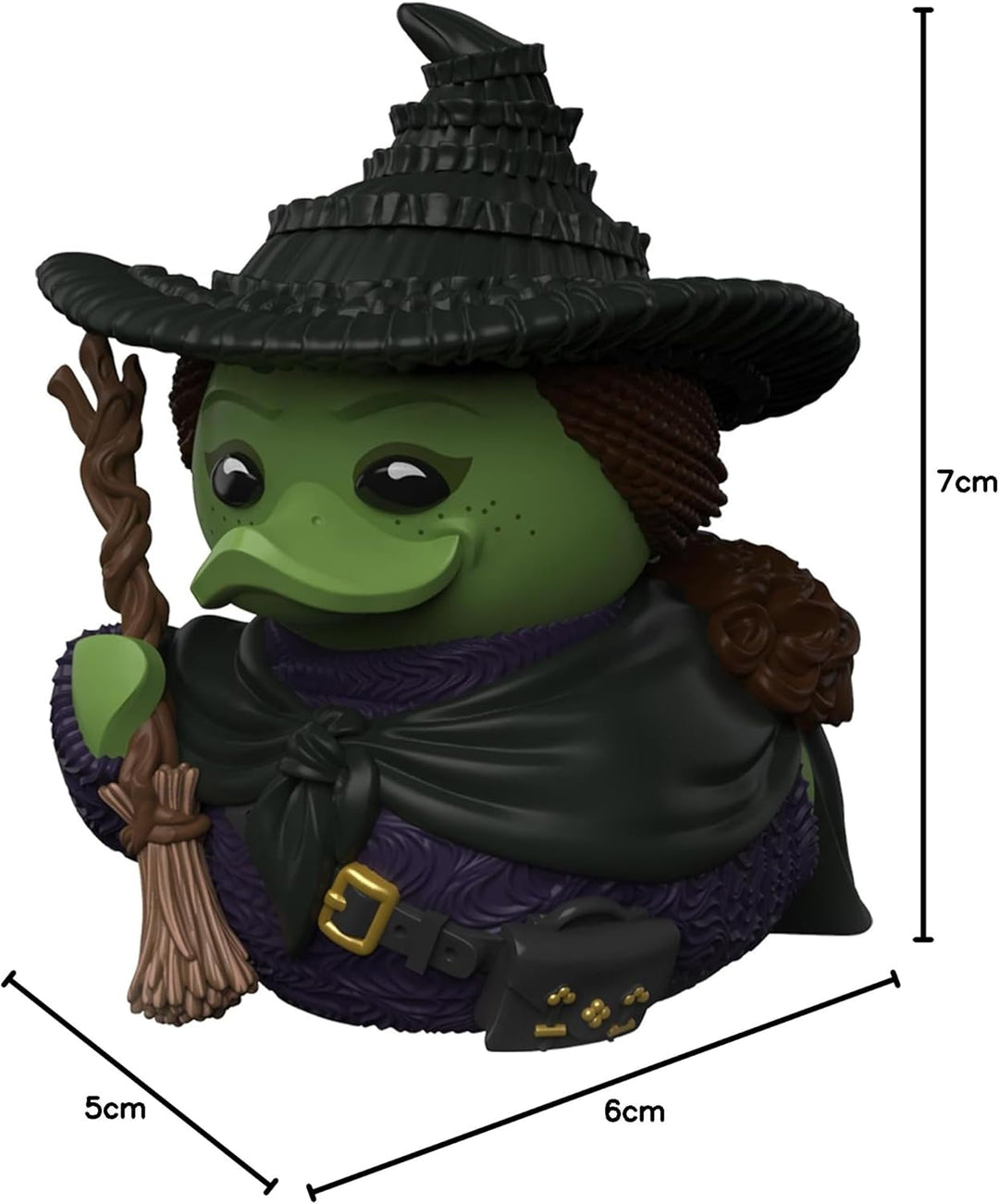 TUBBZ Erstausgabe: Wicked - Elphaba Thropp als Cosplaying-Gummiente Vinylfigur Elphaba Thropp (Batht