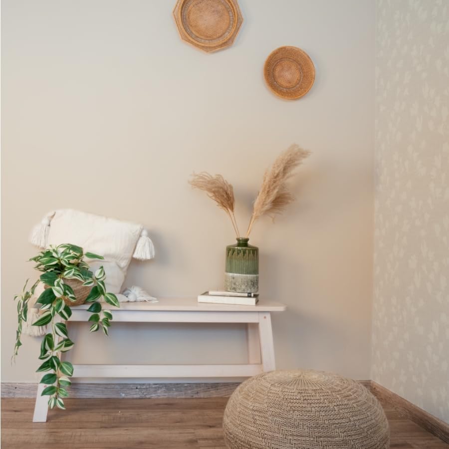 MissPompadour edelmatte Wandfarbe Beige mit Sand 1L - sehr hohe Deckkraft - geruchsneutrale, spritzf