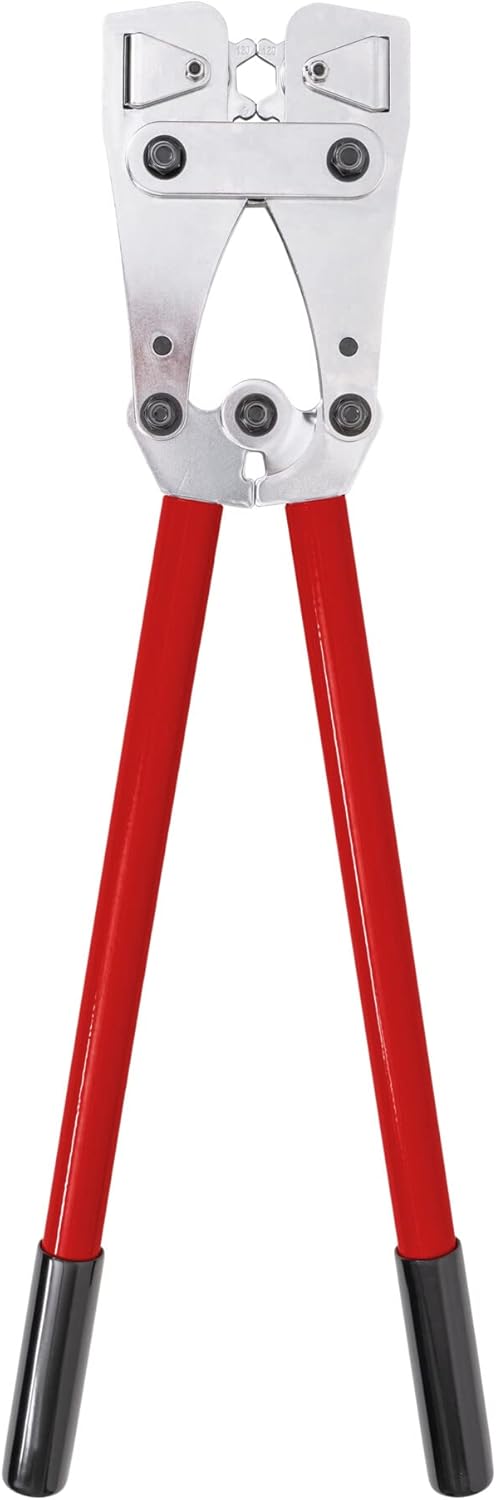 STIER Presszange 6-Kant, 6-120 mm², für Kabelschuhe & Verbinder, mechanischer Antrieb, wartungsarm,