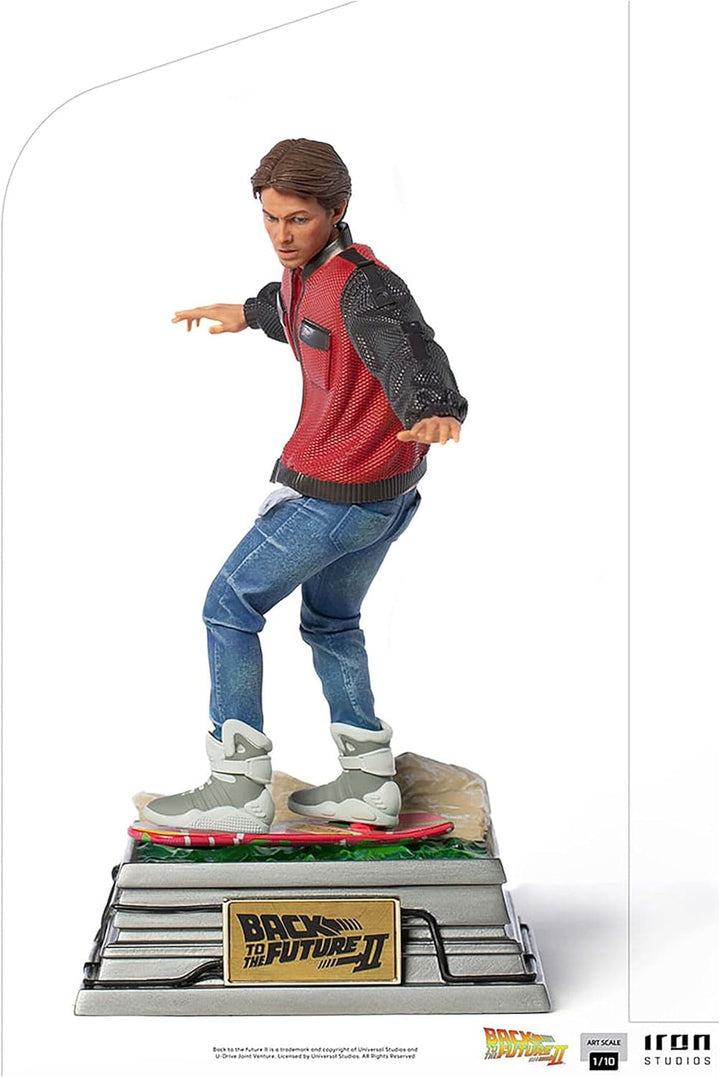 Iron Studios Back to The Future Marty McFly Hoverboard 1/10 Scale Statue Standard 1:10, 1:10