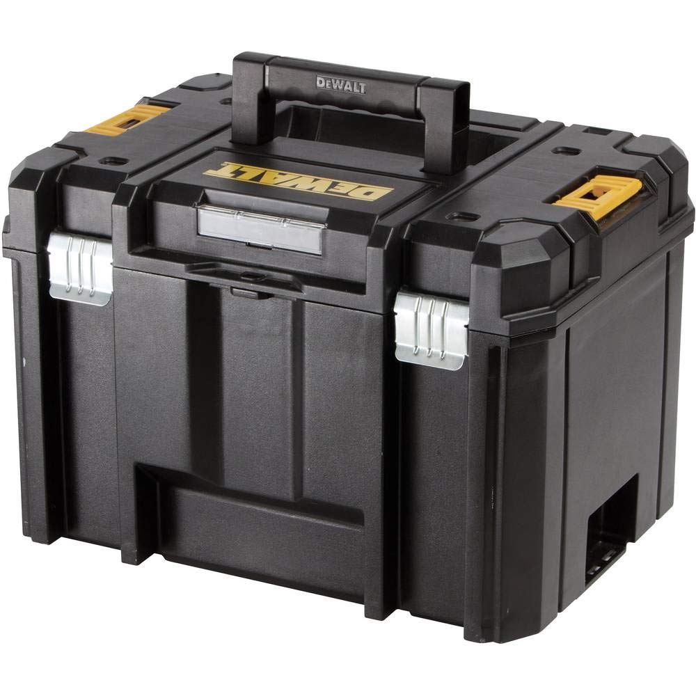 DEWALT Tstak VI stabelbare Werkzeug-/Transportbox (kombinierbar mit anderen Tstak-Boxen, sichere Ver