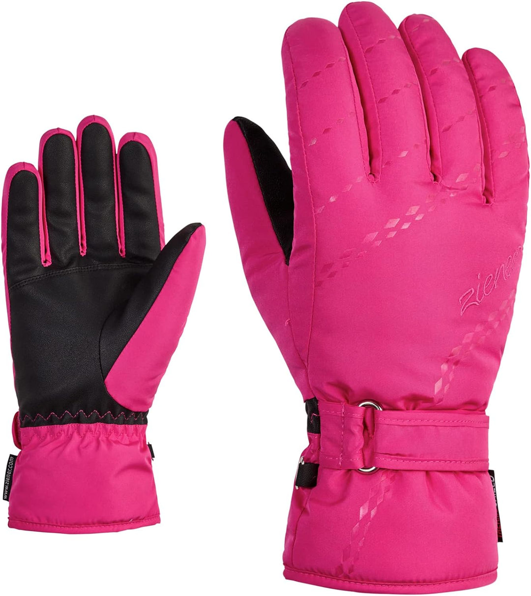 Ziener Damen Korva Ski-Handschuhe/Wintersport | warm, atmungsaktiv 6 pop pink, 6 pop pink