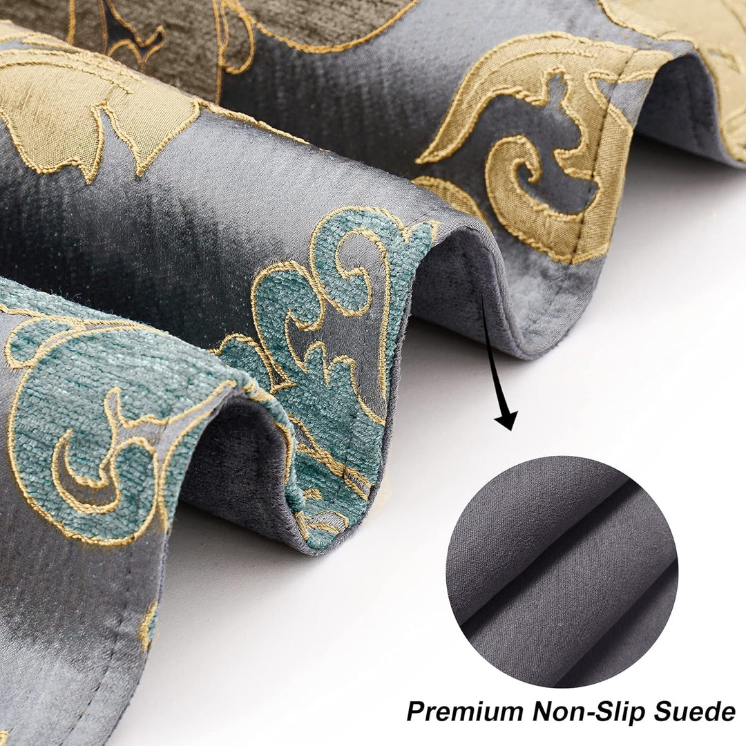 Tischläufer mit Quasten, Jacquard Tischdecke für Esstisch Urlaub Party Wohnzimmer Dekoration (33x228