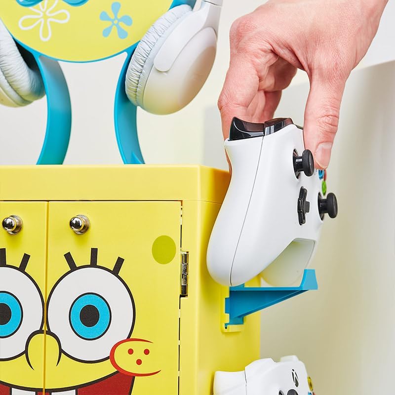 Numskull Offizieller Spongebob Squarepants Gaming Locker Controller Halter &amp; Headset Ständer für PS5