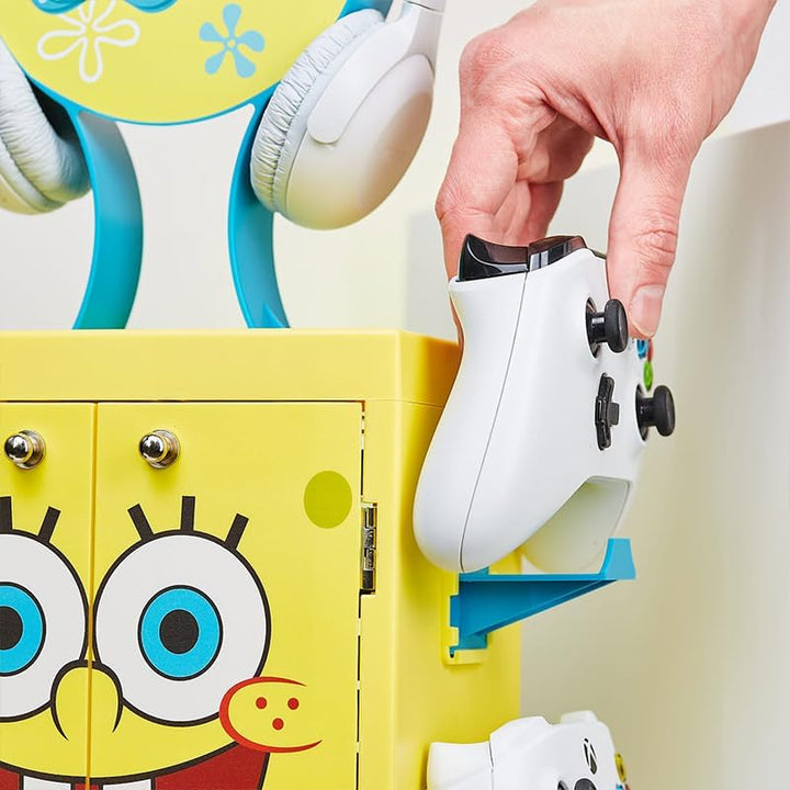 Numskull Offizieller Spongebob Squarepants Gaming Locker Controller Halter &amp; Headset Ständer für PS5