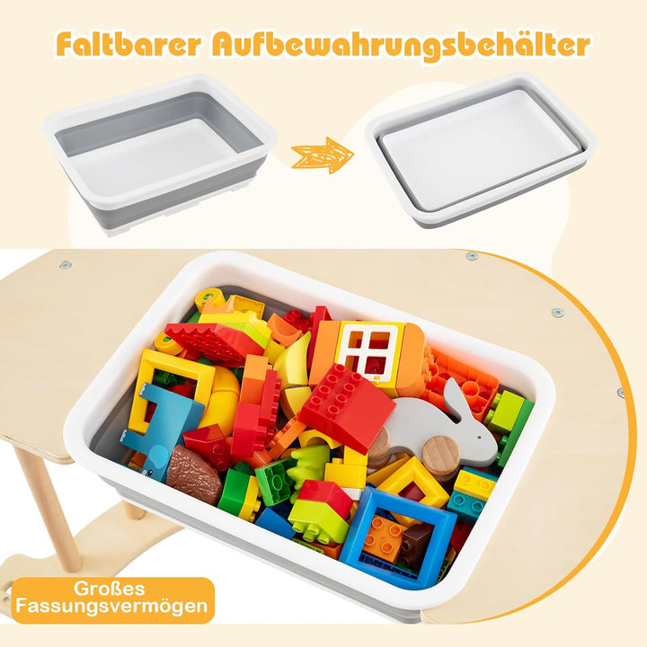 COSTWAY Kletterbogen, 8 in 1 Klettergerüst Indoor mit Aufbewahrungsbox, Kinder Spielplatz zum Klette