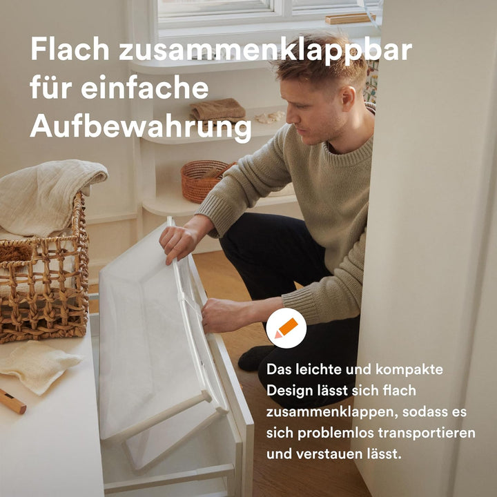 Stokke Flexi Bath XL (Sandy Beige) mit Newborn Support - Leichte Konstruktion & einfach zu verstauen