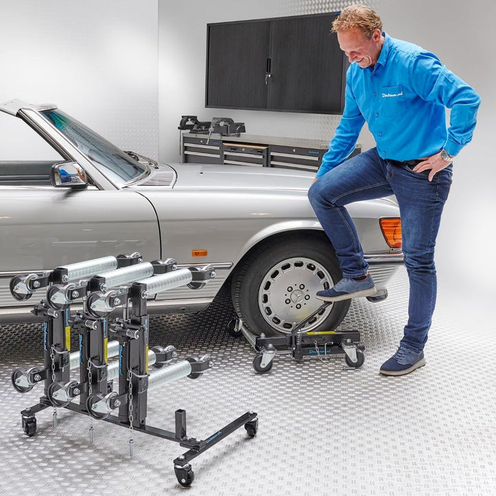 Aufbewahrungswagen für hydraulische Rangierhilfen