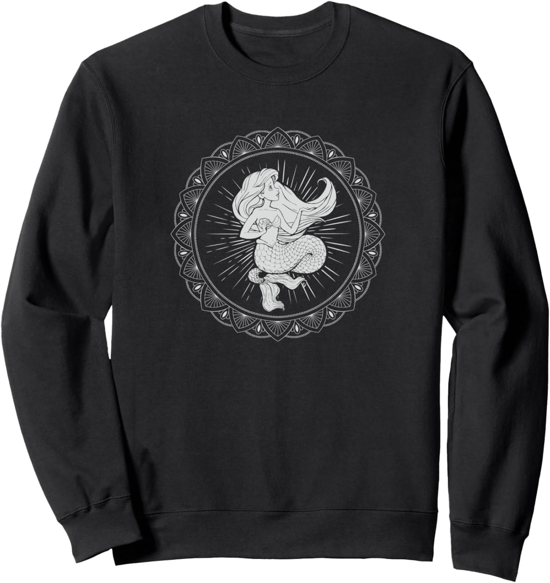 Disney The Little Mermaid Ariel Mandala Portrait Sweatshirt
