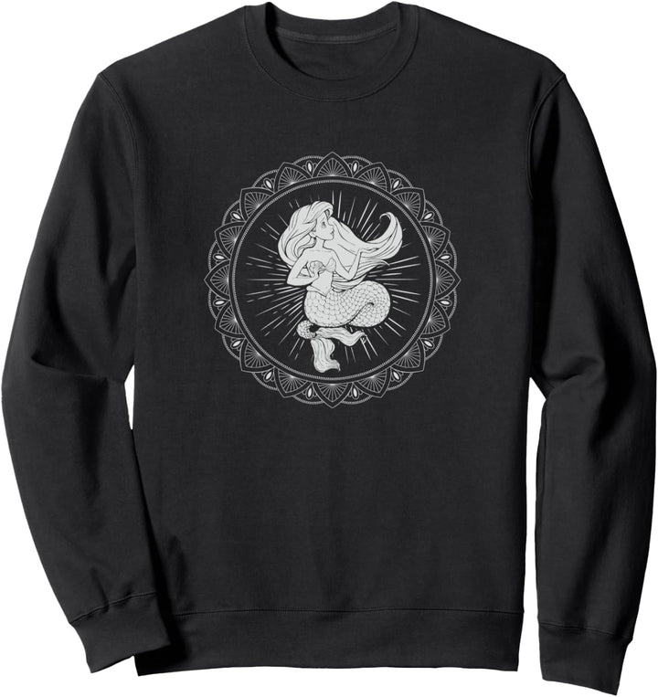 Disney The Little Mermaid Ariel Mandala Portrait Sweatshirt