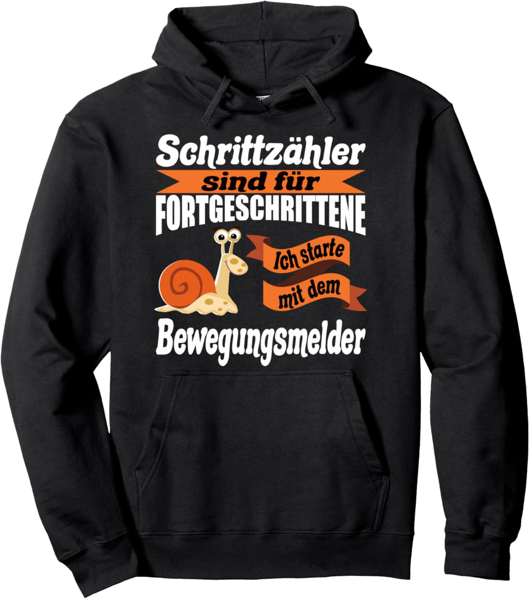 Lustiger Schnecken Spruch Anti Laufen Humor mit Snail Pullover Hoodie