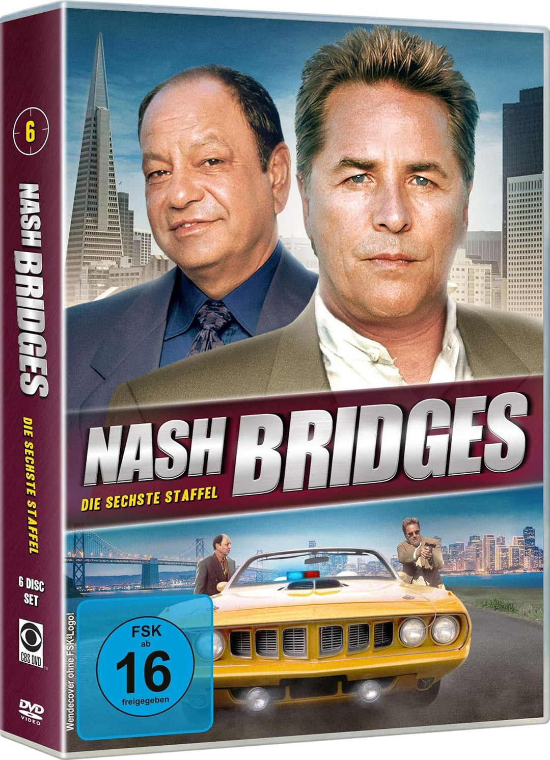 Nash Bridges - Staffel 6 - Episode 101-122 [6 DVDs], DVD