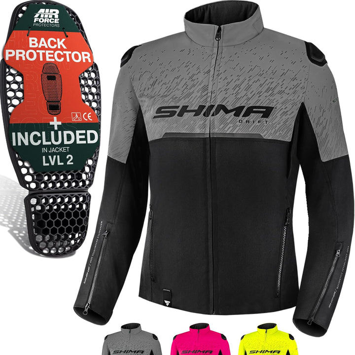 SHIMA Damen Drift Jacke, Grau, XS Damen Vent XS Grau, Damen Vent XS Grau