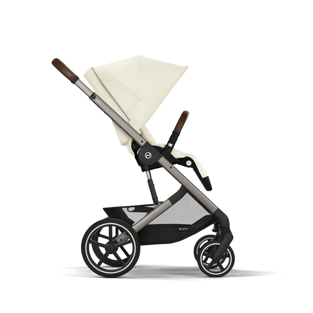 CYBEX Gold Kinderwagen Balios S Lux, Ergonomische Liegeposition, Einhand-Gurtsystem, Ab Geburt bis 2