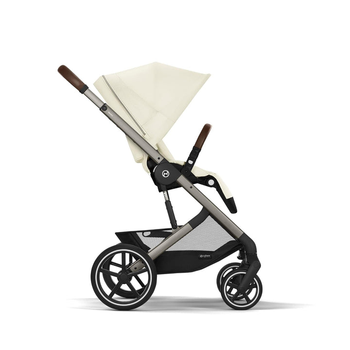 CYBEX Gold Kinderwagen Balios S Lux, Ergonomische Liegeposition, Einhand-Gurtsystem, Ab Geburt bis 2