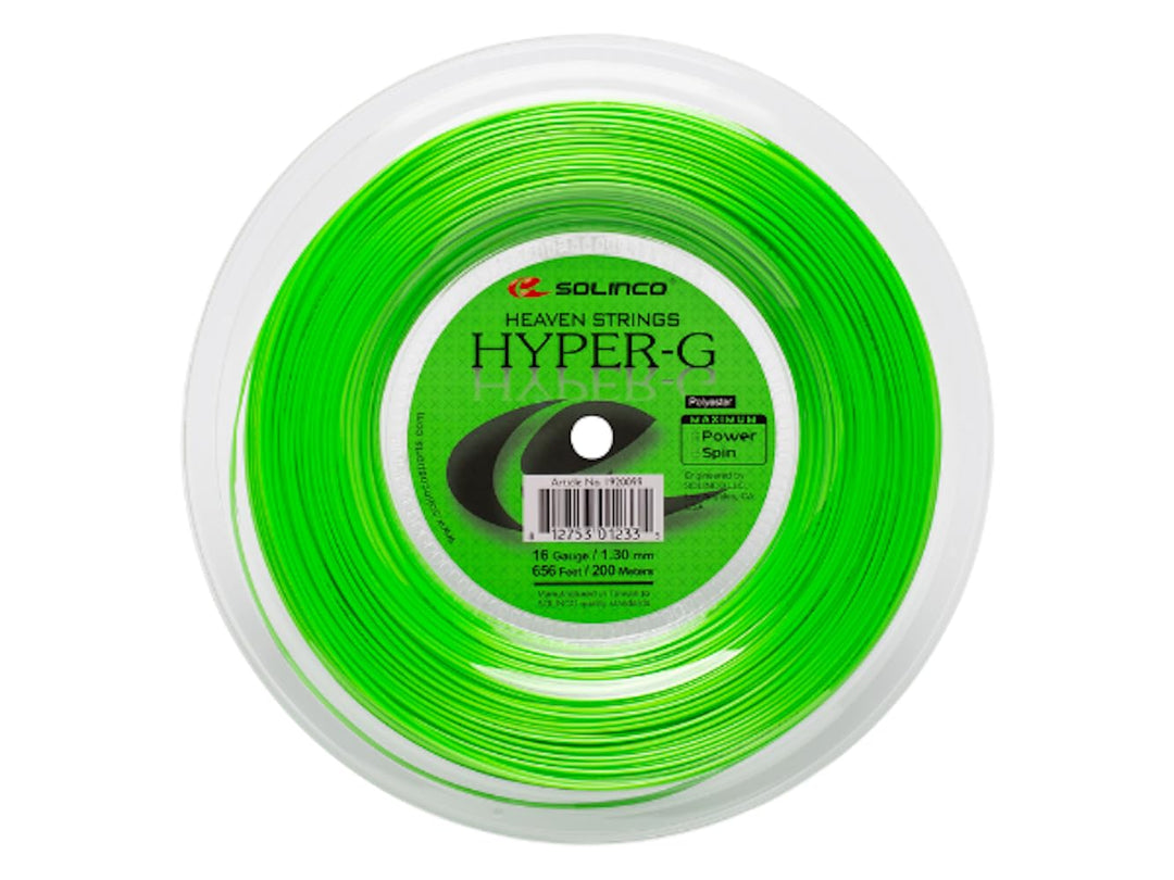 Solinco Hyper-G 200m 1.30mm Grün, 1.30mm Grün