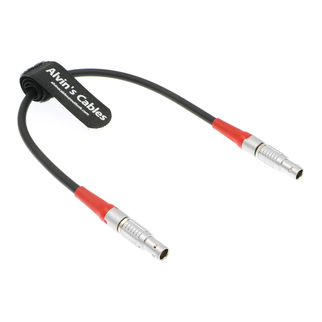 Alvin's Cables 4 Pin Stecker auf Stecker Kabel für ARRI LBUS FIZ MDR Wireless Focus 30CM Gerade zu G