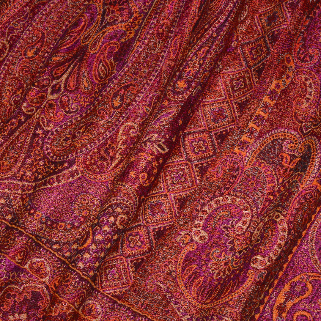 Lorenzo Cana Wohndecke Jacquard gewebt Wolldecke Baumwolldecke Baumwolle mit feinster Wolle vom Meri