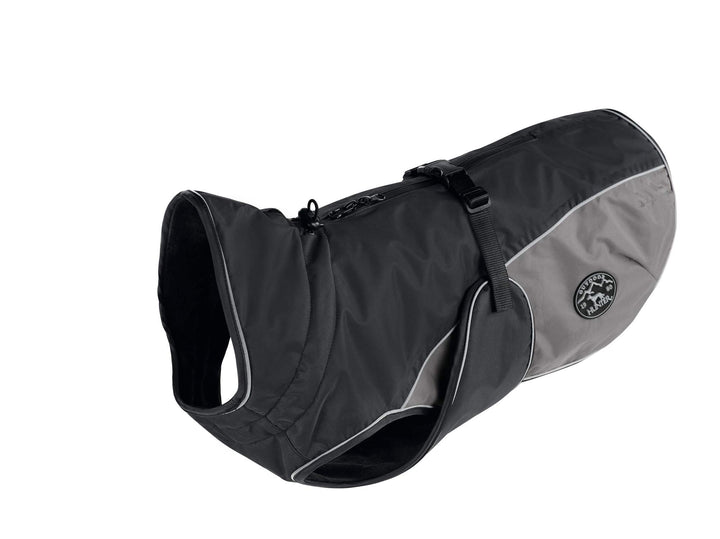 HUNTER UPPSALA COZY Hundemantel, Wintermantel, wasserabweisend, reflektierend, 45, anthrazit/grau an