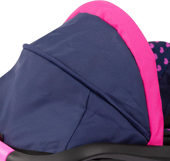 Bayer Design - 67954AA, Puppen-Autositz EasyGo, Puppenzubehör, passend zu Vario-Puppenwagen, mit Abd
