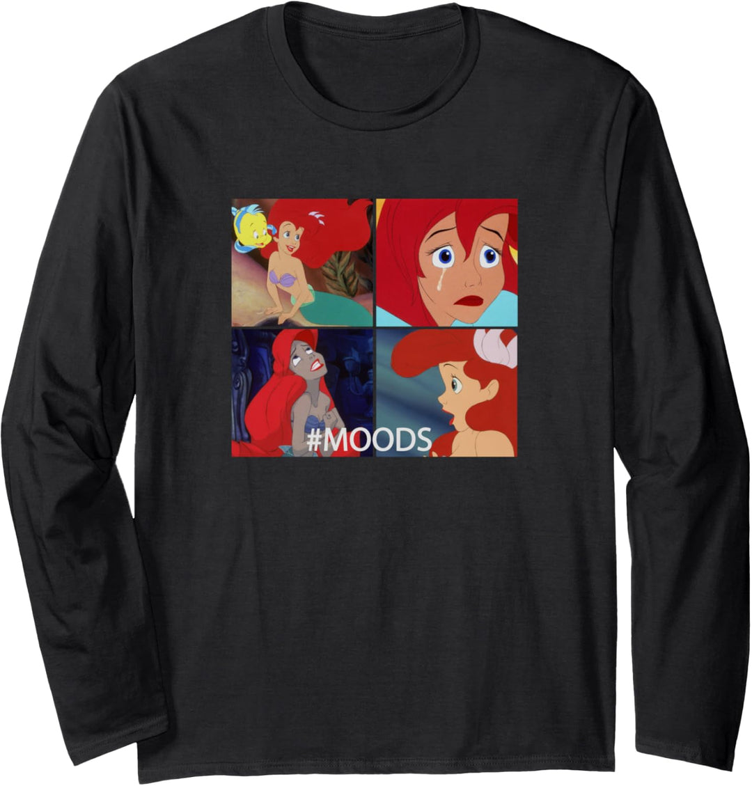 Disney The Little Mermaid Ariel Mood Panels Langarmshirt