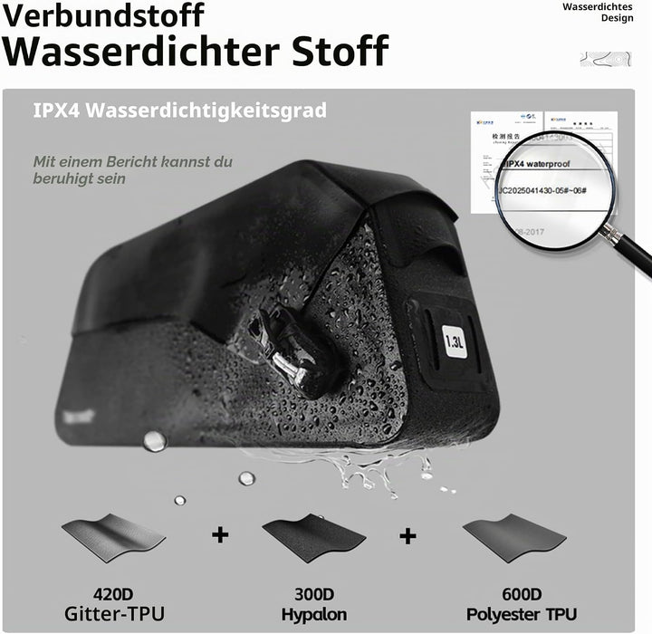 Rhinowalk Fahrrad Oberrohrtasche – wasserdichte Rahmentasche mit Magnetverschluss für Rennrad Mounta